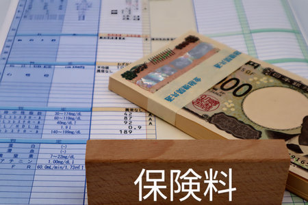 Medical insurance premiumsの写真素材