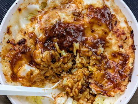 Eat meat sauce doriaの写真素材