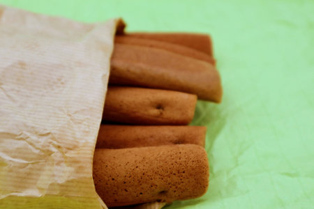 Close-up of poppoyaki, a Niigata specialty