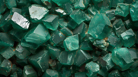 Raw Radiance: Macro Perspectives on Luxurious Emeralds. Generative AIの素材