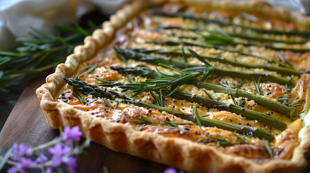 Organic Ingredient Showcase: Baked French Tartlet Cuisineの素材