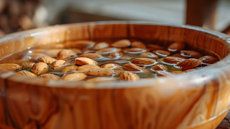 Almond Soaking: Essential Step in Crafting Nutritious Homemade Milkの素材