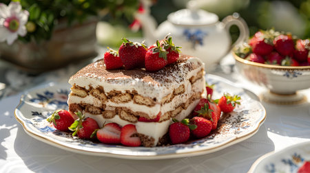 Innovative Tiramisu Recipe with Fruity Twistの素材