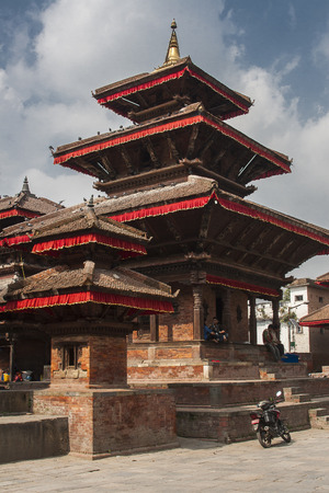 KATHMANDU, NEPAL - CIRCA OCTOBER 2013: Durbar Square in Kathmandu circa October 2013 in Kathmandu.のeditorial素材