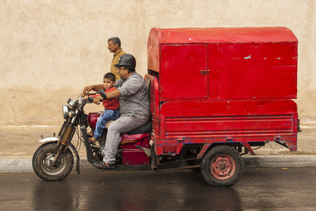 ESSAOUIRA, MOROCCO - CIRCA SEPTEMBER 2014: town of Essaouira circa September 2014 in Essaouira.のeditorial素材
