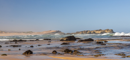 OUALIDIA, MOROCCO - CIRCA SEPTEMBER 2014: view of Oualidia circa September 2014 in Oualidia.のeditorial素材