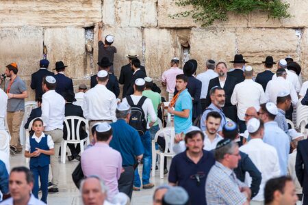 JERUSALEM, ISRAEL - CIRCA MAY 2018: View of the the Western Wall in Jerusalem, Israel circa May 2018...
