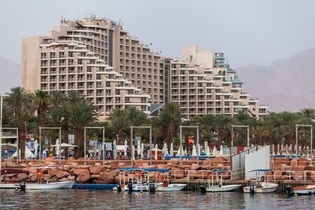 EILAT, ISRAEL - CIRCA MAY 2018: Beautiful view of the Eilat in Israel circa May 2018 in Eilat.