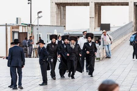 JERUSALEM, ISRAEL - CIRCA MAY 2018: View of the the Western Wall in Jerusalem, Israel circa May 2018...