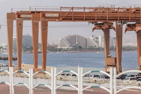 EILAT, ISRAEL - CIRCA MAY 2018: Beautiful view of the Eilat in Israel circa May 2018 in Eilat.のeditorial素材
