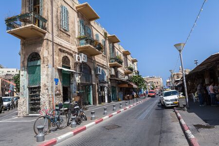 TEL AVIV, ISRAEL - CIRCA MAY 2018: Beautiful view of Tel Aviv Old Jaffa in Israel circa May 2018 in Tel Aviv.のeditorial素材