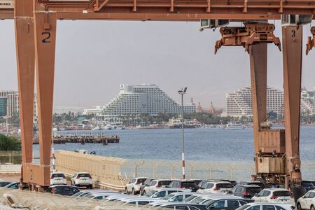EILAT, ISRAEL - CIRCA MAY 2018: Beautiful view of the Eilat in Israel circa May 2018 in Eilat.