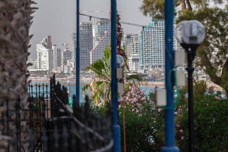 TEL AVIV, ISRAEL - CIRCA MAY 2018: Beautiful view of Tel Aviv in Israel circa May 2018 in Tel Aviv.のeditorial素材