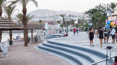 EILAT, ISRAEL - CIRCA MAY 2018: Beautiful view of the Eilat in Israel circa May 2018 in Eilat.