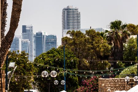 TEL AVIV, ISRAEL - CIRCA MAY 2018: Beautiful view of Tel Aviv in Israel circa May 2018 in Tel Aviv.のeditorial素材