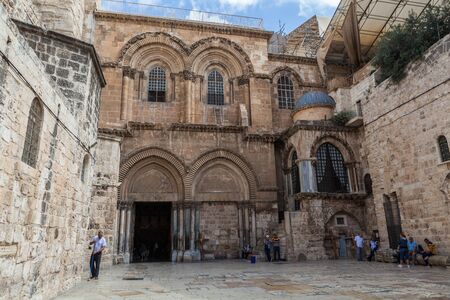 JERUSALEM, ISRAEL - CIRCA MAY 2018: Church of the Holy Sepulchre circa May 2018 in Jerusalem.
