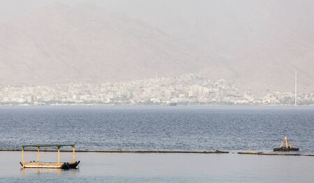 EILAT, ISRAEL - CIRCA MAY 2018: Beautiful view of the Red Sea in Israel circa May 2018 in Eilat.