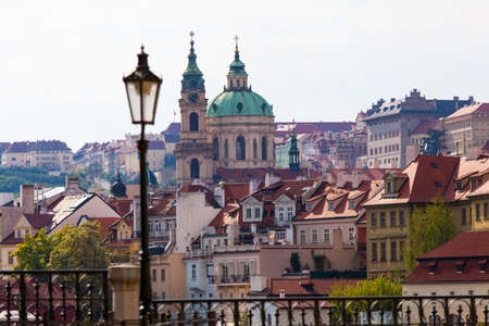 PRAGUE, CZECH REPUBLIC - CIRCA APRIL 2017: View of the city of Prague, the capital of the Czech...