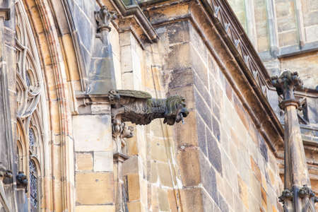 PRAGUE, CZECH REPUBLIC - CIRCA MAY 2017: View of The Metropolitan Cathedral of Saints Vitus circa May 2017 in Prague.のeditorial素材