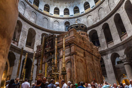 JERUSALEM, ISRAEL - CIRCA MAY 2018: Church of the Holy Sepulchre
 circa May 2018 in Jerusalem.のeditorial素材