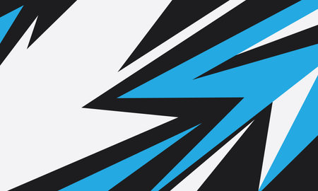 abstract background with black and blue geometric shapes, vector illustration designのイラスト素材