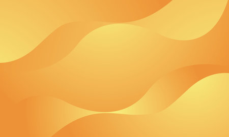 Abstract orange background with wavy lines. Vector illustration. Can be used for advertisingeting, presentation.のイラスト素材