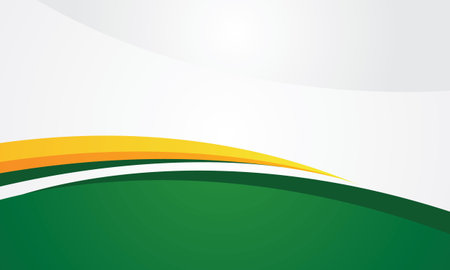 Green curve abstract background designのイラスト素材