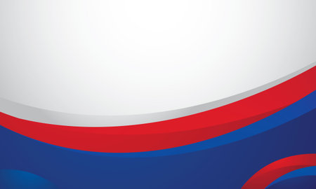 Flag of Russia in the form of a wave. Vector illustration.のイラスト素材