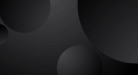 Abstract background of black circles. Vector illustration for your graphic design.のイラスト素材
