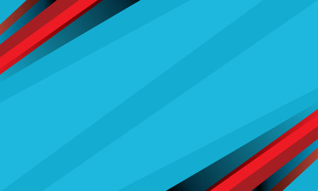 Blue and red lines abstract background. Vector illustration for your design.のイラスト素材