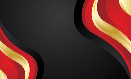 Red and black abstract background. Vector illustration. Graphic concept for your designのイラスト素材