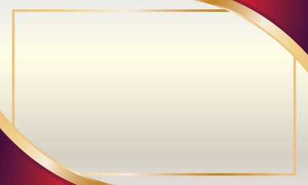 Gold and red background with space for your text. Vector illustration.のイラスト素材