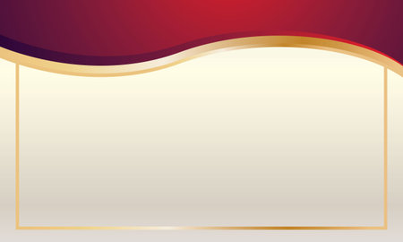 Red and gold background for certificate, diploma, voucher or business card.のイラスト素材