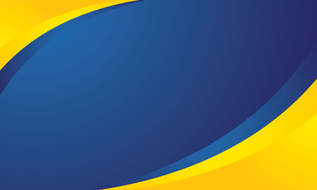 Blue and yellow abstract corporate background. Vector design layout for your textのイラスト素材