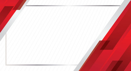 Red and grey corporate business abstract background. Vector design brochure templateのイラスト素材