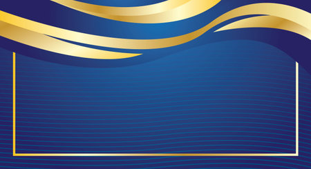 Abstract wavy background with red and blue colors. Vector illustration.のイラスト素材