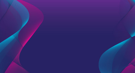 abstract background with blue and purple gradient and copy space for textのイラスト素材