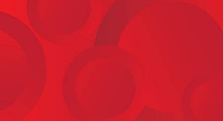 Abstract red background with circles. Vector illustration for your graphic design.のイラスト素材