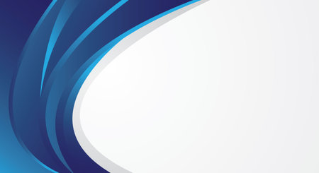 Abstract blue wave corporate background. Vector design layout for your text.のイラスト素材