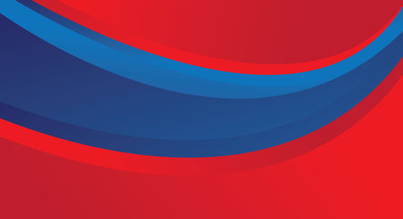 Red and blue abstract background. Vector illustration for your graphic design.のイラスト素材