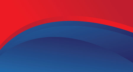 Abstract background with blue and red circles. Vector illustration for your designのイラスト素材
