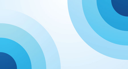 Blue circle abstract background. Vector illustration. Can be used for wallpaper, web page background, web banners.のイラスト素材