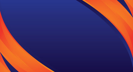 Abstract orange and blue background with place for your text. Vector illustrationのイラスト素材