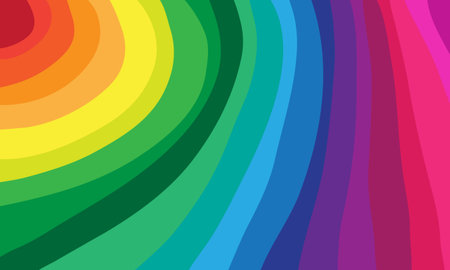 Rainbow colors abstract background. Vector illustration for your graphic design.のイラスト素材