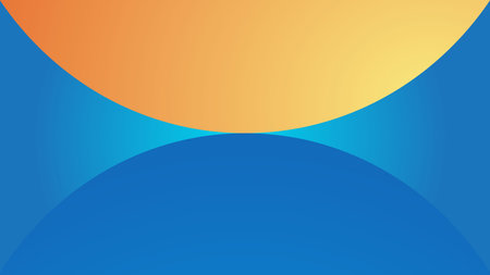 Abstract blue and orange background, vector illustration, eps10.のイラスト素材