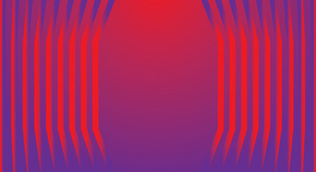 Background with color lines. Different shades and thickness. Abstract pattern.のイラスト素材