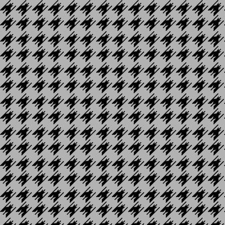 Seamless Houndstooth Pattern Vector Illustration