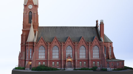 Church of the Immaculate Conception in Philadelphia, Pennsylvania.の写真素材