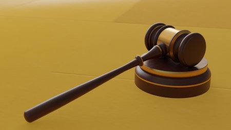 wooden gavel with different different angle viewの写真素材