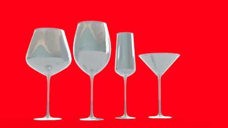 luxury drinking glass setsの写真素材